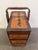 Brown Mid 20th Century Traditional Beautiful Chinese Four Tiered Wedding Basket For Sale - Image 8 of 12