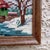 Small Framed Needlepoint Picture of Covered Bridge For Sale In Las Vegas - Image 6 of 10