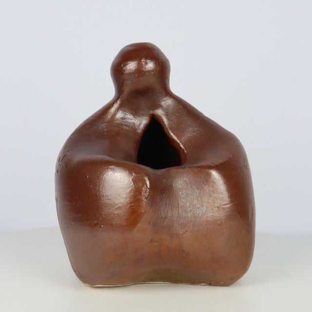 Ceramic Vase by M.A.J for Georges Martin, 1960 For Sale - Image 6 of 12