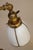 1910s Art Nouveau Edward Miller Industrial Machine Age Elaborate Brass Slag Glass Articulating Desk Table Piano Lamp For Sale - Image 9 of 12