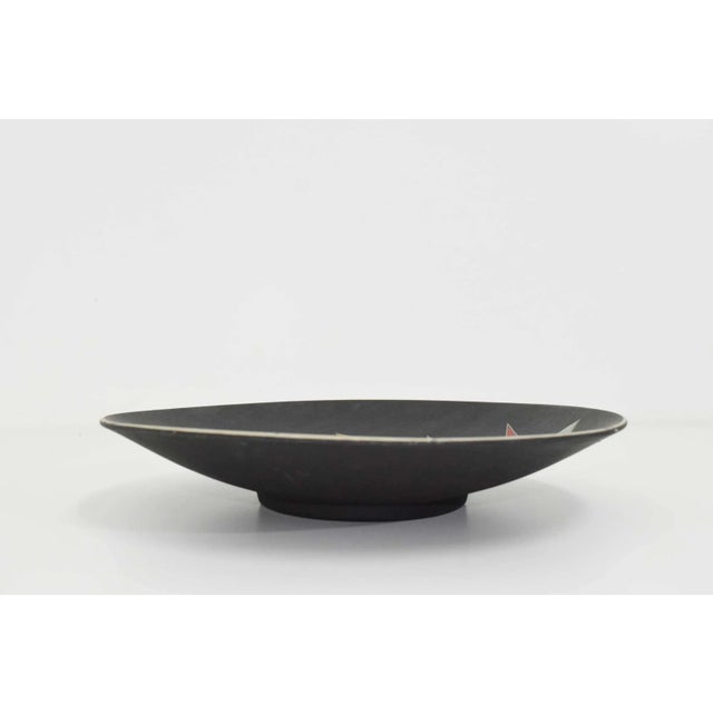 Mid 20th Century Oeganda Signed Mid Century Pottery Bowl For Sale - Image 4 of 6