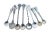 Antique Assorted Twisted Sterling Silver Salt Mustard Spoons 25g- Set of 8 For Sale - Image 12 of 12
