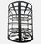 Vintage 90s Black Metal Ivy Wine Rack 9 Bottle Tabletop Display For Sale - Image 9 of 11