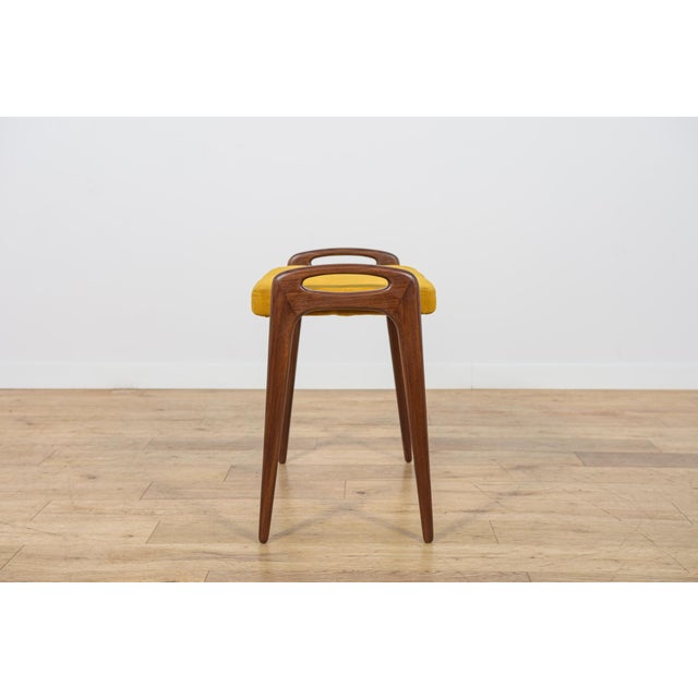 Mid-Century Modern Teak Stool, Denmark, 1960s For Sale - Image 11 of 13