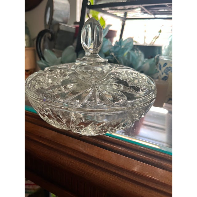 I love this candy dish!! I have a few in different patterns. I really enjoy how the light hits them near a window and...