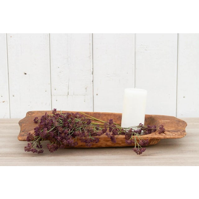 Wood Long Swat Valley Wooden Bowl For Sale - Image 7 of 8