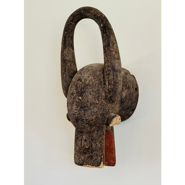African 20th Century Chamba Bush Cow Mask From Nigeria For Sale - Image 3 of 15