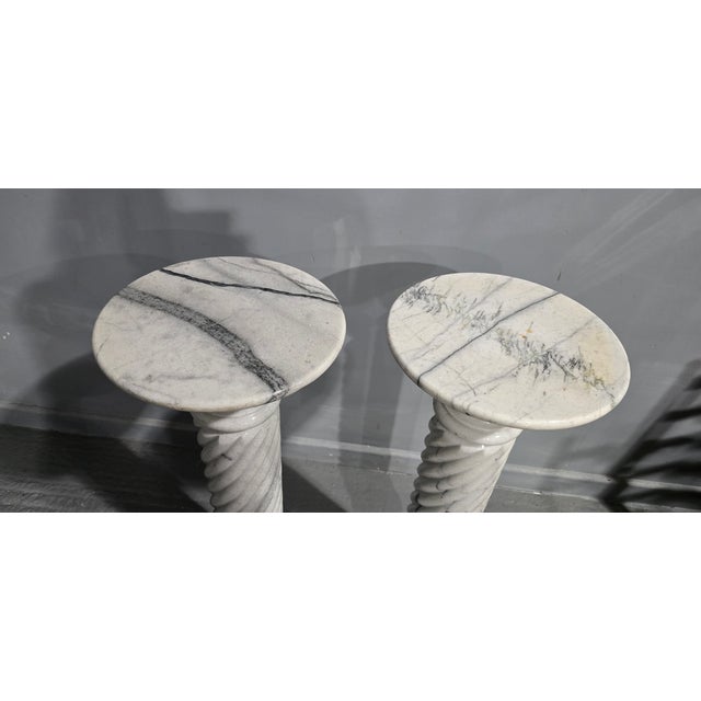 Marble Columns, 1930, Set of 2 For Sale - Image 3 of 7