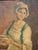 Michel Capron, Young Woman with a Bowl, 1950, Oil on Canvas, Framed For Sale - Image 3 of 9