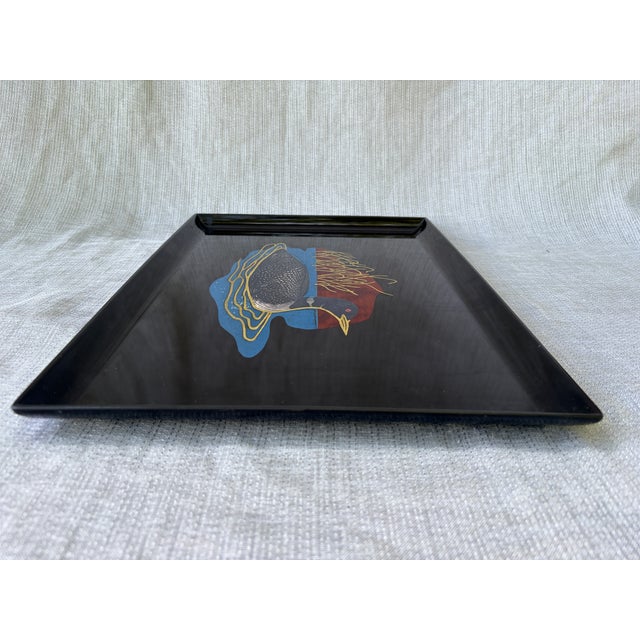 The Couroc Company Vintage Couroc of Monterey Duck Tray For Sale - Image 4 of 18