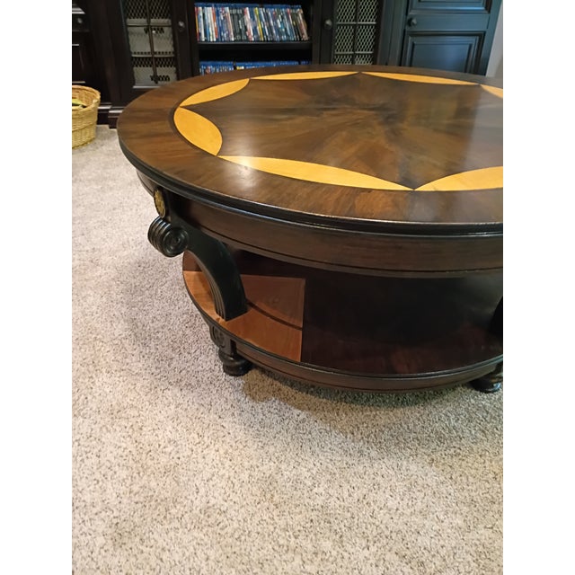 French Inspired Round Coffee Table For Sale - Image 10 of 10