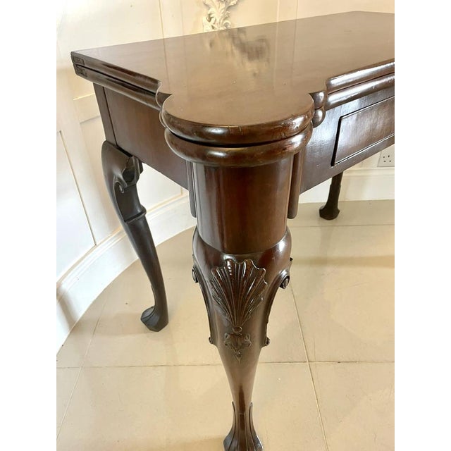 Fine 18th Century George Li Irish Chippendale Mahogany Side Table, 1750s For Sale - Image 10 of 18