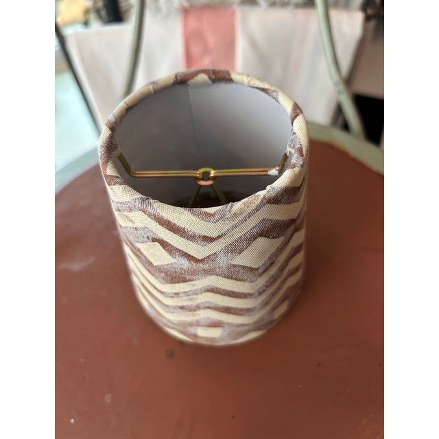 Transitional Fortuny Chandelier Shade For Sale - Image 3 of 4