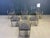 White Brass and Acrylic Dining Chairs by Belgochrom, 1970s, Set of 6 For Sale - Image 8 of 13