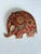 Vintage 1970s bohemian style brass elephant charm featuring a heavy solid brass body, short twisted rope chain, and...