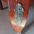 Vintage Solid Wood French Style Oval Coffee Table With Bronze Leaf Accents For Sale - Image 9 of 14