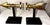 Vintage MCM Metal Arrow Cast Iron Gold Archery Decor Bookends -Pair For Sale - Image 4 of 5