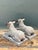 Vintage Plaster and Metal Ram Sculptures - Pair For Sale - Image 10 of 12
