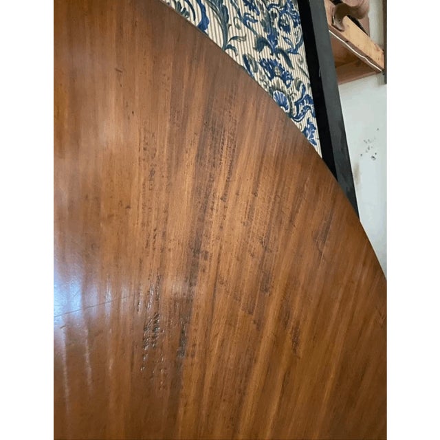 71.5” diameter There is a small crack as shown , otherwise very good condition. Table top only - no base Transform your...
