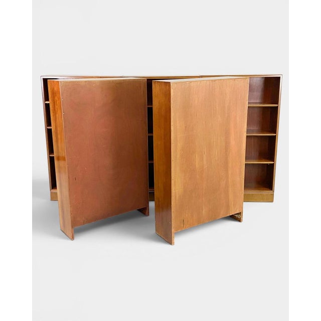 Danish Mahogany Bookcases by Frits Henningsen, 1940s, Set of 5 For Sale - Image 4 of 6
