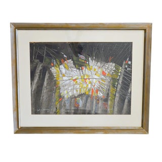 Emily B. Johnson Abstract Watercolor For Sale