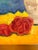 2000 - 2009 Roses Oil Painting Floral Still Life by San Francisco Bay Area Artist Carol Putman, Signed & Framed in Gold For Sale - Image 5 of 7