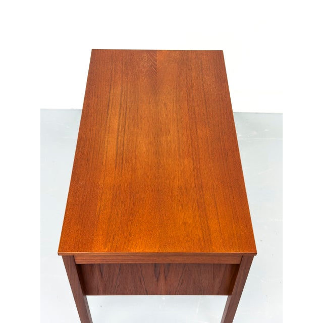Small Teak Desk with Drawers from Domino Møbler, 1970s For Sale - Image 16 of 17