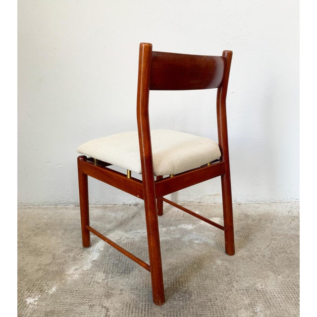 Vintage Teak Chairs by Ilmari Tapiovaara for La Permanente in Cantù, 1960s, Set of 6 For Sale - Image 9 of 14