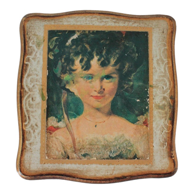 Vintage Footed Wooden Musical Jewelry Box For Sale