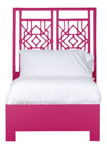 Tulum Bed Twin Extra Long - Bright Pink
