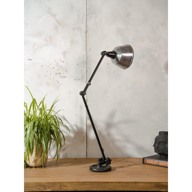 Bauhaus 1950s R1 Black Desk Light from Midgard, 1950s For Sale - Image 11 of 15