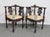 Brown Victorian Style Mahogany Figural Carved Corner Chairs - a Pair For Sale - Image 8 of 8