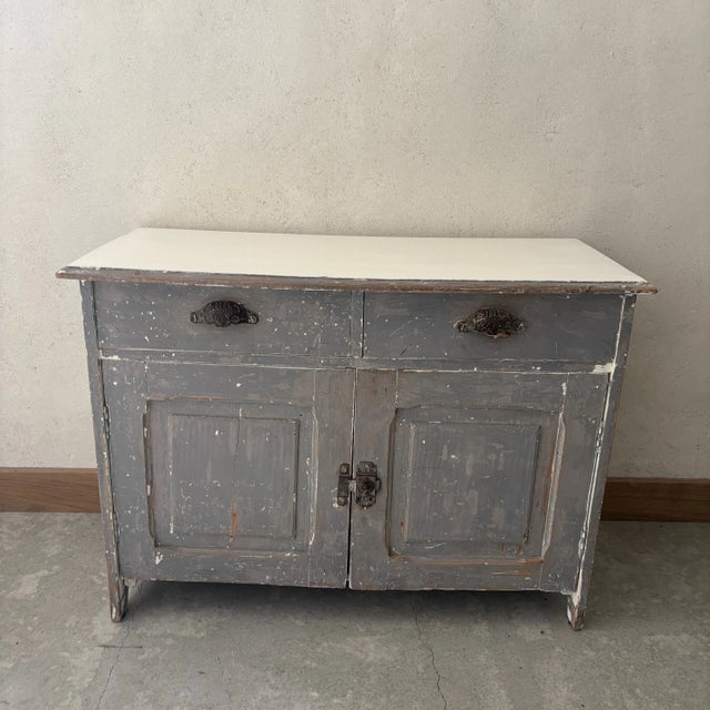 Small Vintage Parisian Buffet, 2010s For Sale - Image 6 of 6