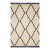 Chris Loves Julia x Loloi Alice Rug Cream / Charcoal Diamond 5'-2" x 7'-6" Area Rug For Sale