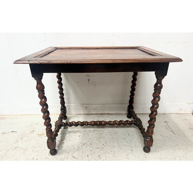 Wood 19th Century Walnut Writing Desk For Sale - Image 7 of 12