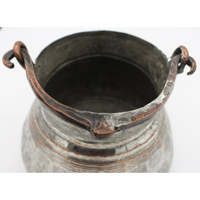 Mid-Late 19th Century Tinned Copper Cooking or Yogurt Pot From Eastern Turkey For Sale - Image 4 of 7