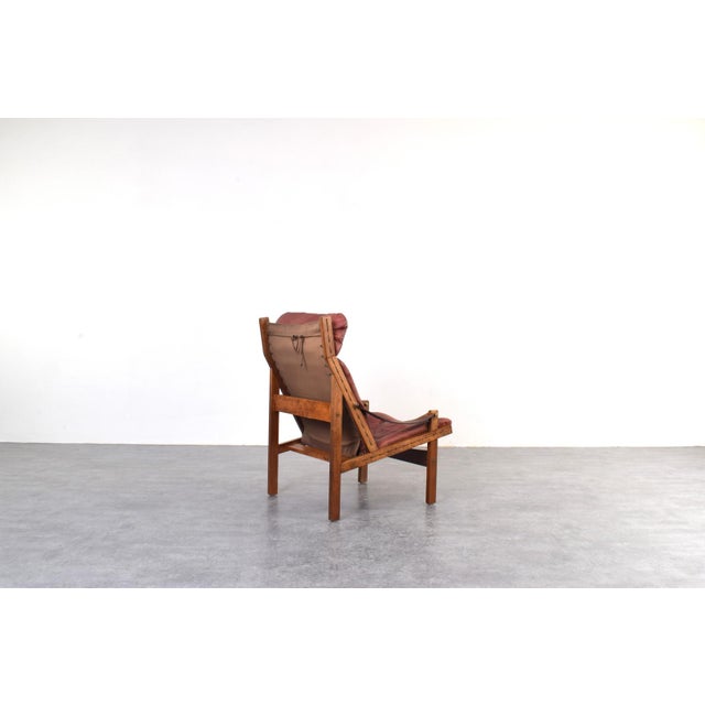 1960s Mid-Century Hunter Lounge Chair by Torbjørn Afdal for Bruksbo, 1960s For Sale - Image 5 of 12