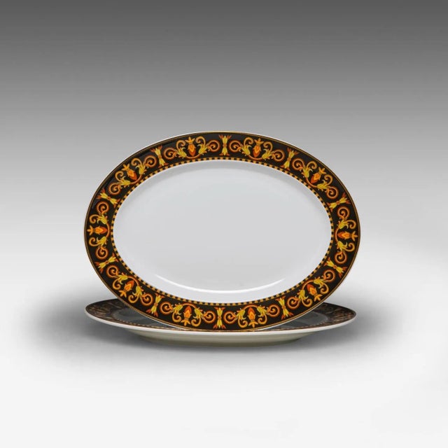Barocco Ikarus Dinnerware Set by Gianni Versace for Rosenthal, 1990s, Set of 70 For Sale - Image 6 of 18