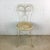 This charming vintage wrought iron ice cream parlor chair brings classic soda-fountain nostalgia into a modern setting....