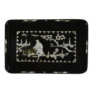 Early 20th Century Vintage Chinese Mother of Pearl Sweets Tray For Sale