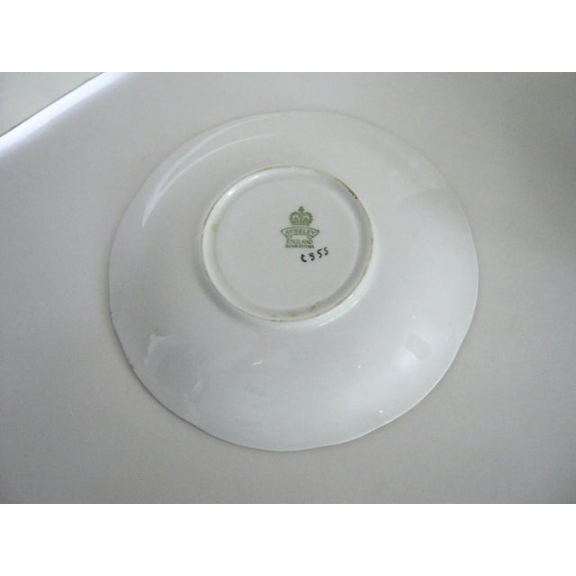 Mid 20th Century Aynsley Vintage Hand Decorated Floral Bouquet Cup & Saucer Set- 2 Pieces For Sale - Image 5 of 7