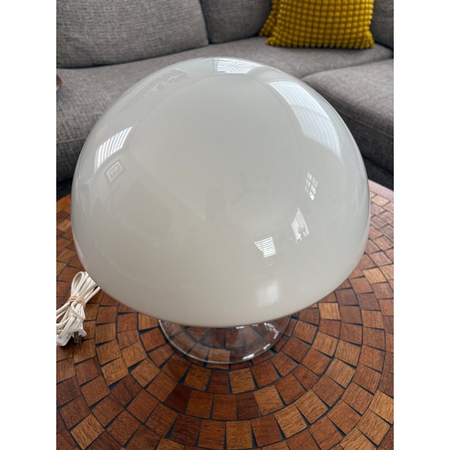 Murano Mid 20th Century Large Italian Murano Glass Mushroom Table Lamp by Gino Vistosi For Sale - Image 4 of 8