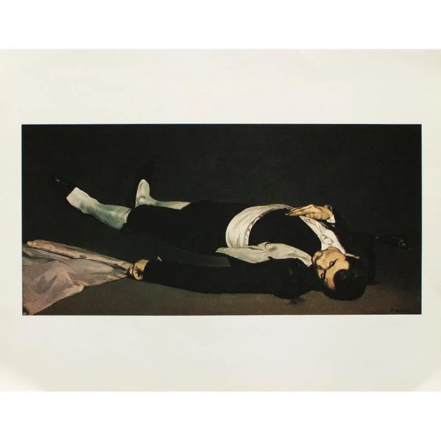 1977 After Edouard Manet "The Dead Toreador", Large Vintage Full-Color Print For Sale - Image 4 of 6