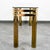 Mid-Century Modern Mid Century Modern Console Table Entry Sofa Metal Brass Glass Vintage Floating For Sale - Image 3 of 9