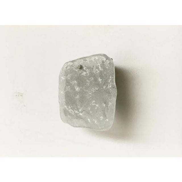 Ice Glass Wall Lamp from Kalmar Franken KG, 1960s For Sale - Image 12 of 12