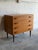 Mid-Century Modern Danish Teak 4-Drawer Dresser Compact Mid-Century Modern Chest of Drawers 1960s For Sale - Image 3 of 10