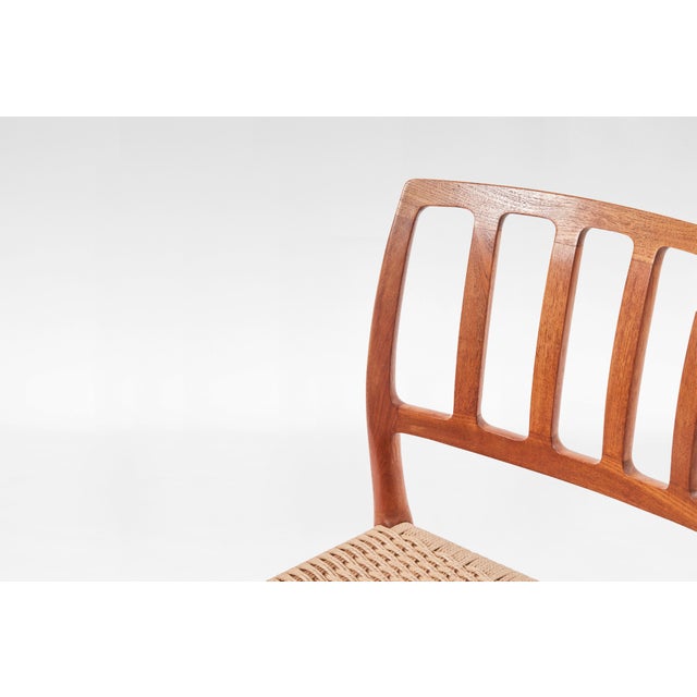 Model 83 Dining Chairs by Niels Otto Møller for J.L. Møller Mobelfabrik, 1960s, Set of 4 For Sale - Image 6 of 10