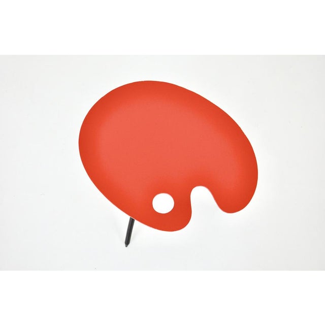 Mid-Century Modern Wooden Side Table attributed to Lucien De Roceck for Bois Manu, 1958 For Sale - Image 3 of 8