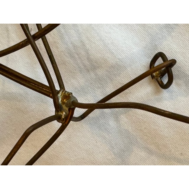 Brown Late 20th Century Artist Made Metal Bicycle Sculpture For Sale - Image 8 of 12