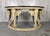 1990s Carved Wood Elephants With Tessellated Stone Top Desk For Sale - Image 10 of 17